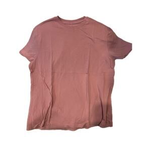Plain Salmon Pink T-shirt Mens XL